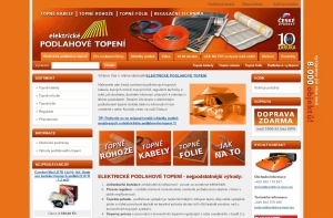 Elektrické podlahové topení, e-shop