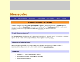 Morseovka - Morseova abeceda