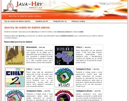 Java hry do mobilu