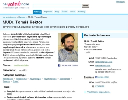 Psychoterapie MUDr. Tomáš Rektor