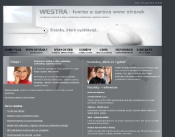 WESTRA - tvorba www stránek, webdesign - úvod