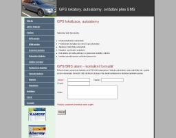 SMS, GPS autoalarmy, pozice automobilů, GPS lokalizace