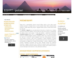 Egypt – aktuální počasí