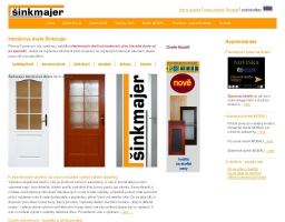 Interiérové dveře Šinkmajer