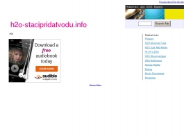 H2O Stačí přidat vodu