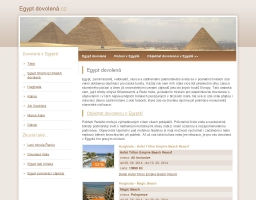 Egypt dovolená