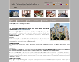 Hotel Lázeňský dům Praha ubytování Františkovy Lázně