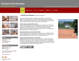 Penzion Pod Ořechem ubytování červené Záhoří