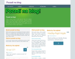 Pozadí na blog