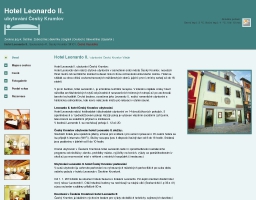 Hotel Seneca ubytování český Krumlov