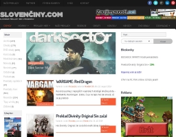 Počítačové hry webu Slovenciny