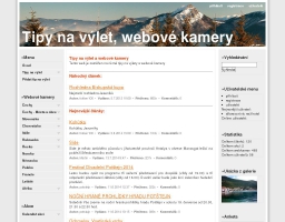 Tipy na výlety a webové kamery