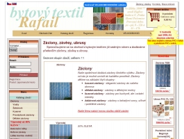 Záclony, závěsy, bytový textil Rafail
