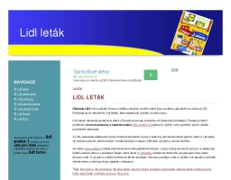 Aktuální akční leták Lidl