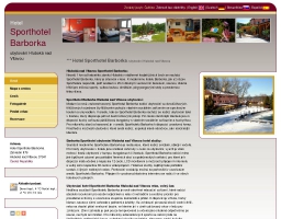 Hotel Sporhotel Barborka ubytování Hluboká nad Vltavou