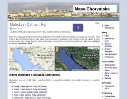 Mapa Chorvatska