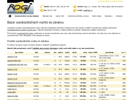 Použité vysokozdvižné vozíky od firmy Rogi