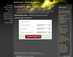 Rychlá půjčka bez registru, OnLine půjčky