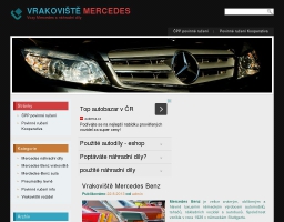 Vrakoviště mercedes