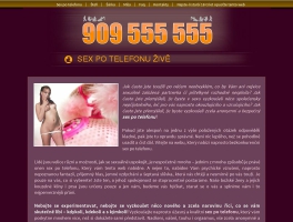Sex po telefonu - 100% živě