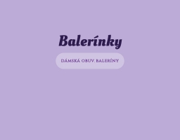 Balerínky