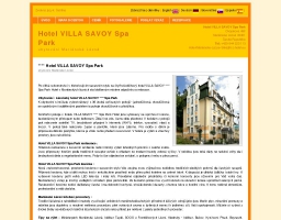 Hotel Silva ubytování Mariánské Lázně