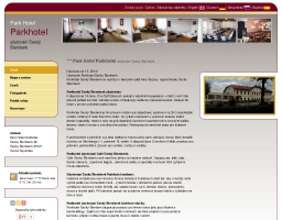 Park hotel Parkhotel ubytování český Šternberk