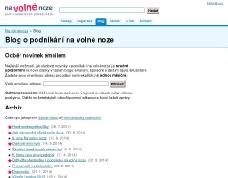 Blog o podnikání na volné noze