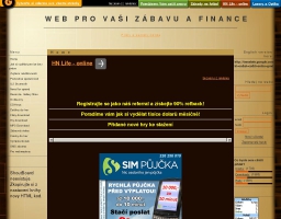 Web pro vaši zábavu a finance