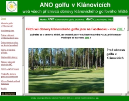 ANO golfu v Klánovicích