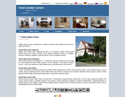 Hotel Golden Golem ubytování Praha 8