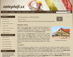 Zatepluji.cz,  web o zateplování