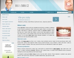Bile-zuby.cz, web o bělení zubů