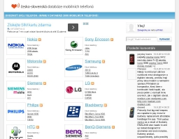 Databáze Mobilních Telefonů