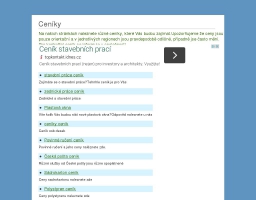 Online ceníky