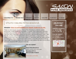 Salon Petra Benešová - kadeřnictví, kosmetika, masáže