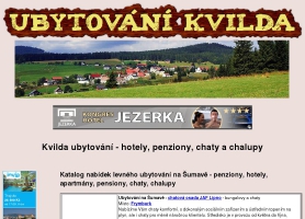Ubytování na Šumavě