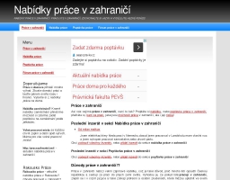 Práce v zahraničí