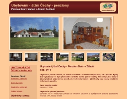 Penzion v Záhoří