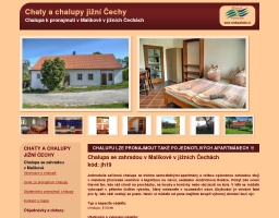 Chalupa v Malíkově v jižních čechách