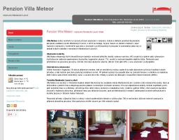 Penzion Villa Meteor ubytování Mariánské Lázně