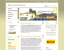 Beck International, s.r.o. - technologie zítřka