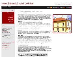 Hotel Zámecký hotel Lednice ubytování Lednice