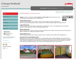 Chalupa Radihoš ubytování Milevsko