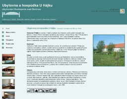 Ubytovna a hospůdka U Hájku ubytování Hustopeče nad Bečvou