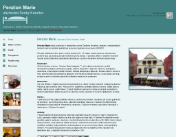 Penzion Marie ubytování český Krumlov