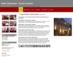 Hotel Colloseum - černý Koníček ubytování Praha 2