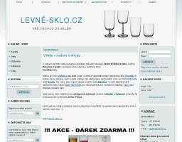 Levné sklo Bohemia Crystalex