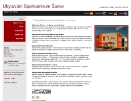 Ubytování Sportcentrum Šanov ubytování Šanov