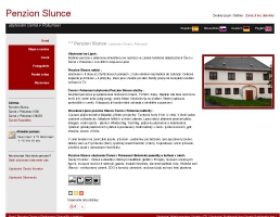 Penzion Slunce ubytování černá v Pošumaví